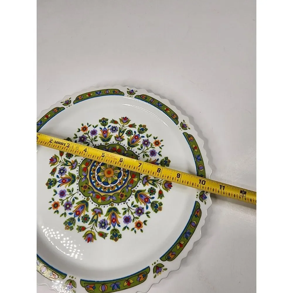 Vintage One World Sango Japan Hellespont‎ 8001 Plates Big Bowl Salad Plate Bowls